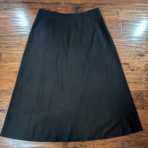 Eileen Fisher Dresses & Skirts - Eileen Fisher 100% Wool Black Women's Skirt Size Large